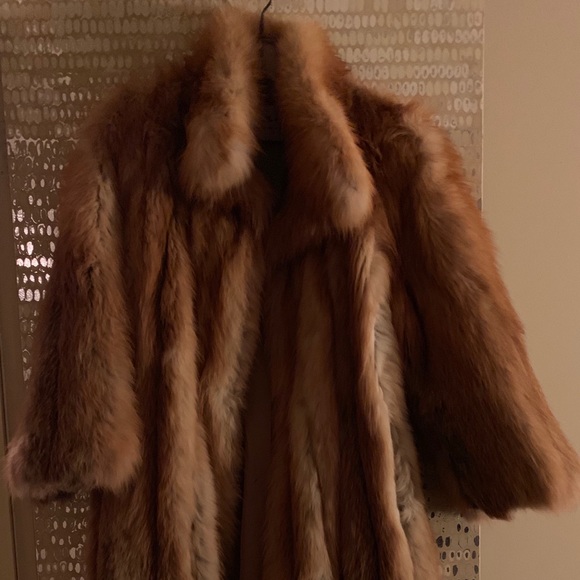 Michael Forrest New York Red Fox Full Length Coat